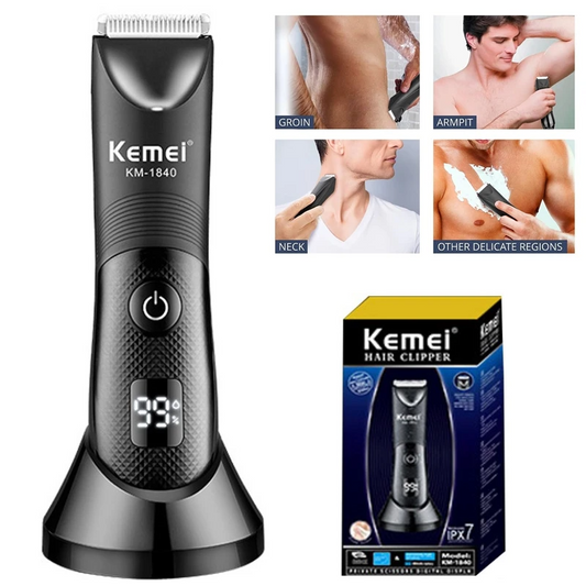 Kemei Body Hair Trimmer for Men and Women