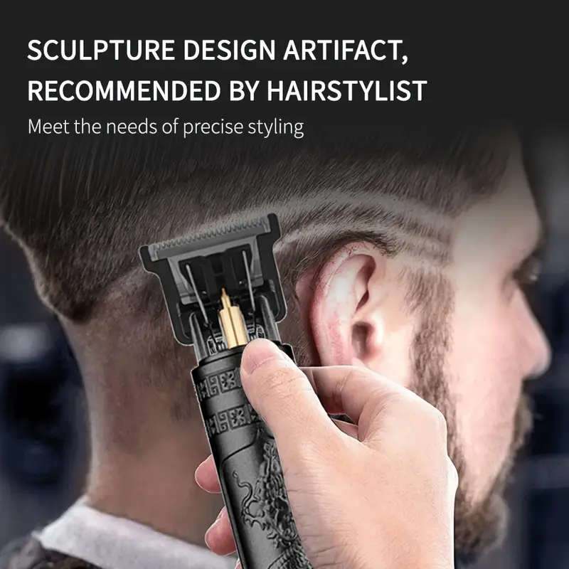 USB Charging Wireless Hair Clipper and Beard Trimmer